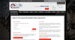 Desktop Screenshot of lancasterarcherydealer.com